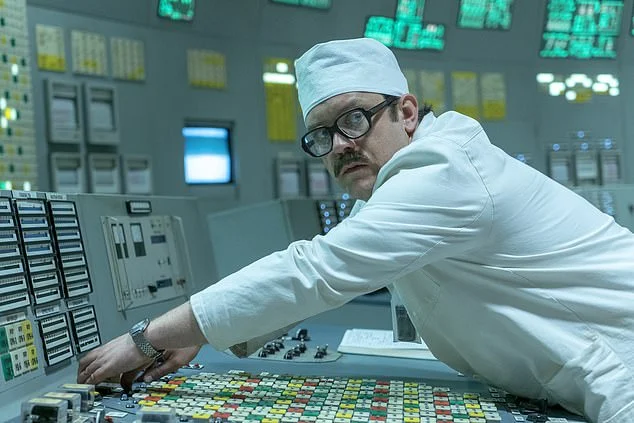 Comrade Akhimov Presses the AZ5 in the Chernobyl Series (2019) Credits- HBO