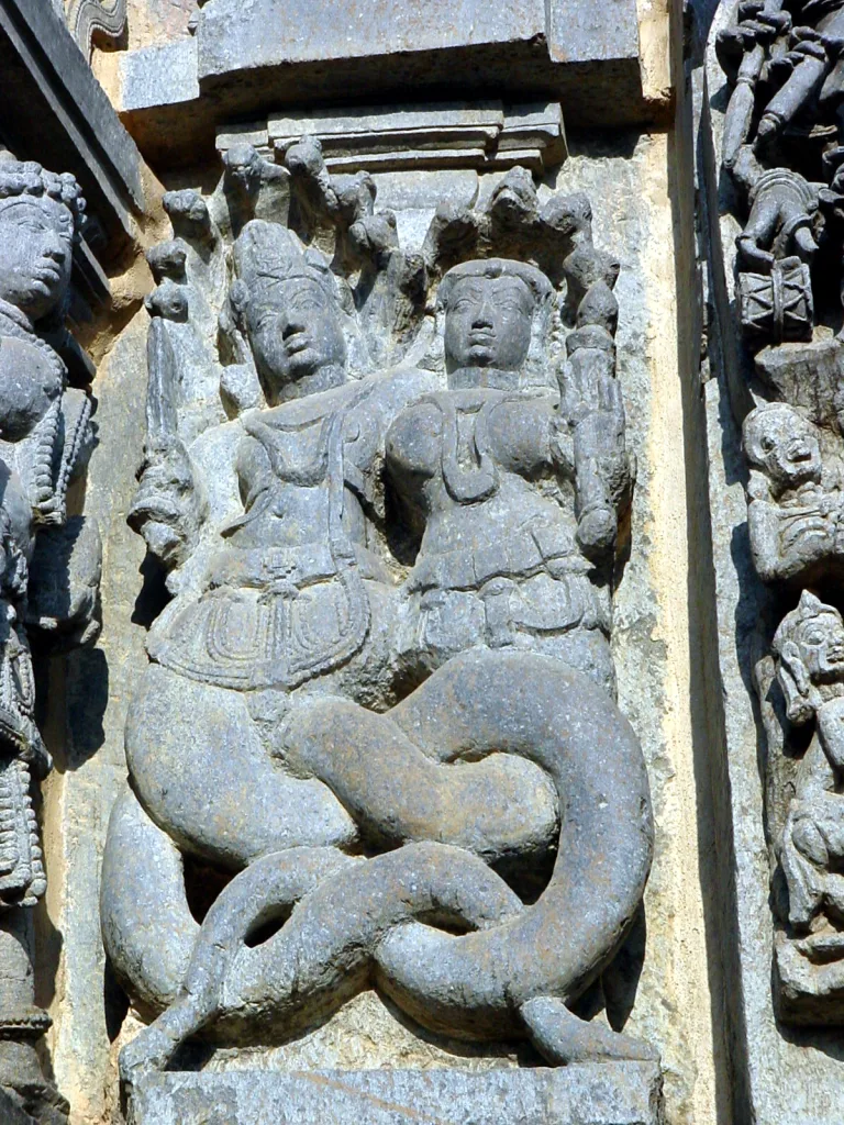 A representation of the Naga race as seen in Hindu scriptures