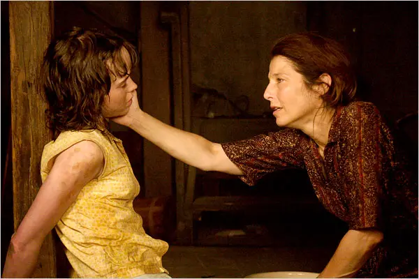 Sylvia Likens in a scene from An American Crime