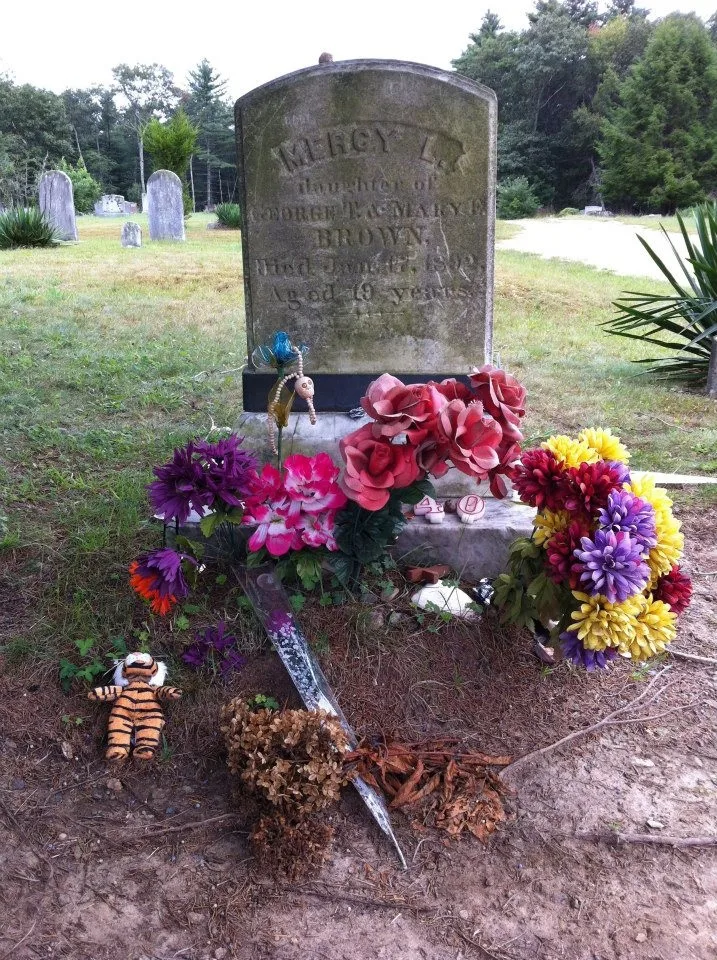 Visitors still visit the grave of Mercy Brown to date
