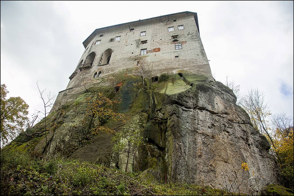 During World War II, the Nazis took an interest in the Houska castle and its supernatural legends