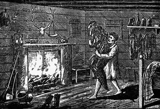 William Porter Attempts to Burn the Witch (Illus. 1894)
