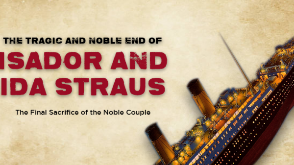 The story of Isador Straus and his wife Ida Straus is a tale of eternal love