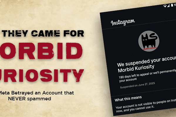Instagram morbid kuriosity deactivation